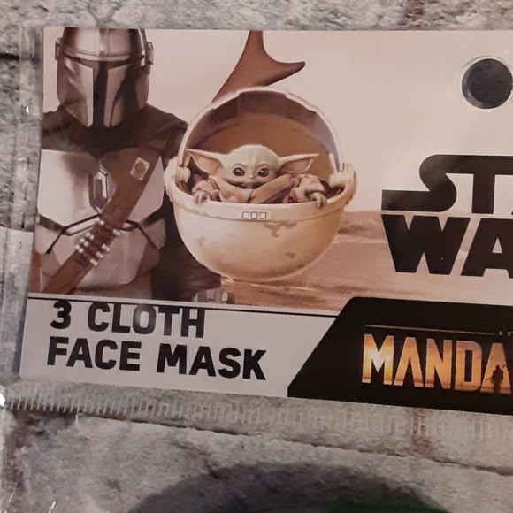 DISNEY'S BABY YODA/GROGU FACE MASKS SET OF 3 - Picture 3 of 5